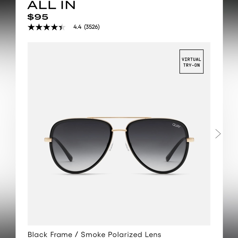 Quay All In Sunglasses
